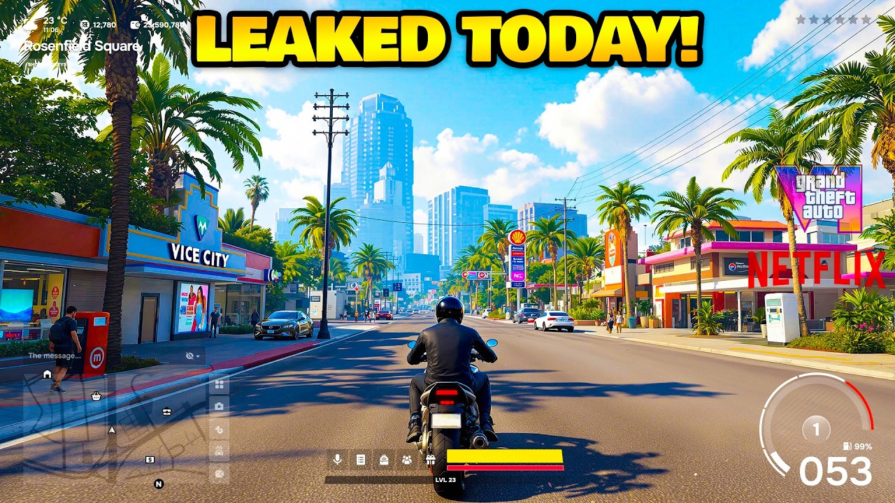 MORE GTA 6 Gameplay Leaked! Netflix Extended Look Gameplay Reveal Trailer