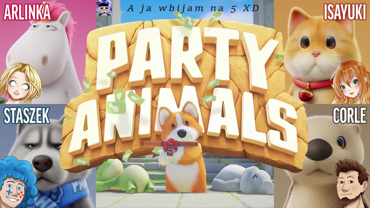 FM #207 Corle, Staszek, Arlinka, IsaYuki w (Animals Party) **Lamo-Urodzinki u Iski**
