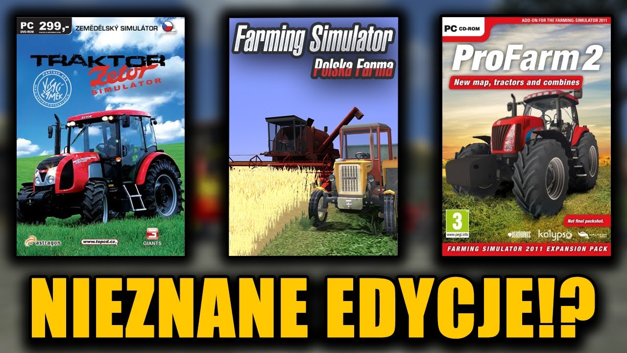 NIEZNANE EDYCJE FARMING SIMULATOR!
