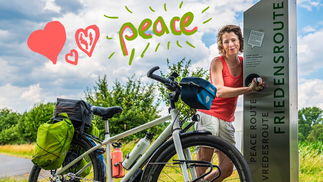 Friedensroute: cycling over old horse trails between the cities of peace in Germany
