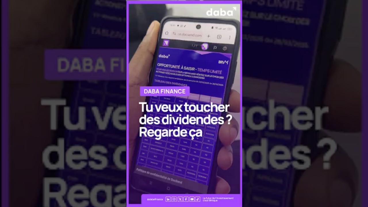 Comment gagner les #dividendes sur la #brvm #bourse #investirenafrique