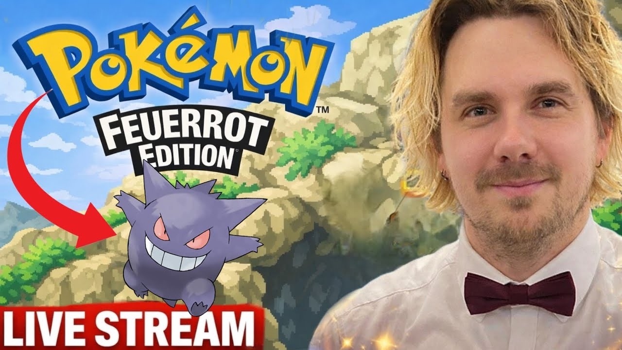 It's Gengar Time - Pokémon Feuerrot LIVE | Nostalgie auf dem GameBoy 🔴 | Arenaorden sammeln! LIVE