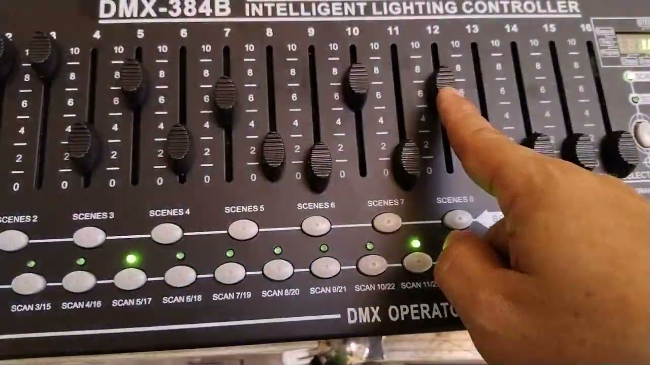 Hướng dẫn lập trình đèn Beam trên bàn điều khiển mixer 384 - 0909858136