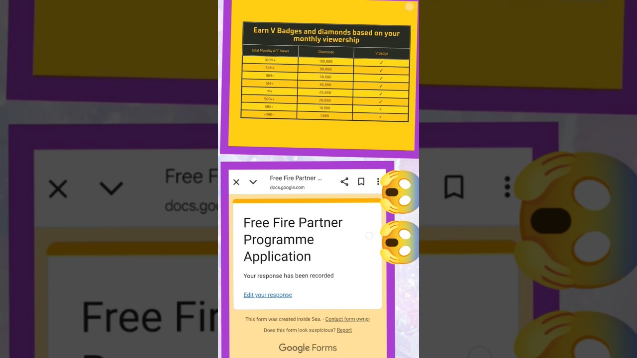 HOW TO JOIN 🆓 FIRE PARTNER PROGRAM✅#freediamondsineachviews