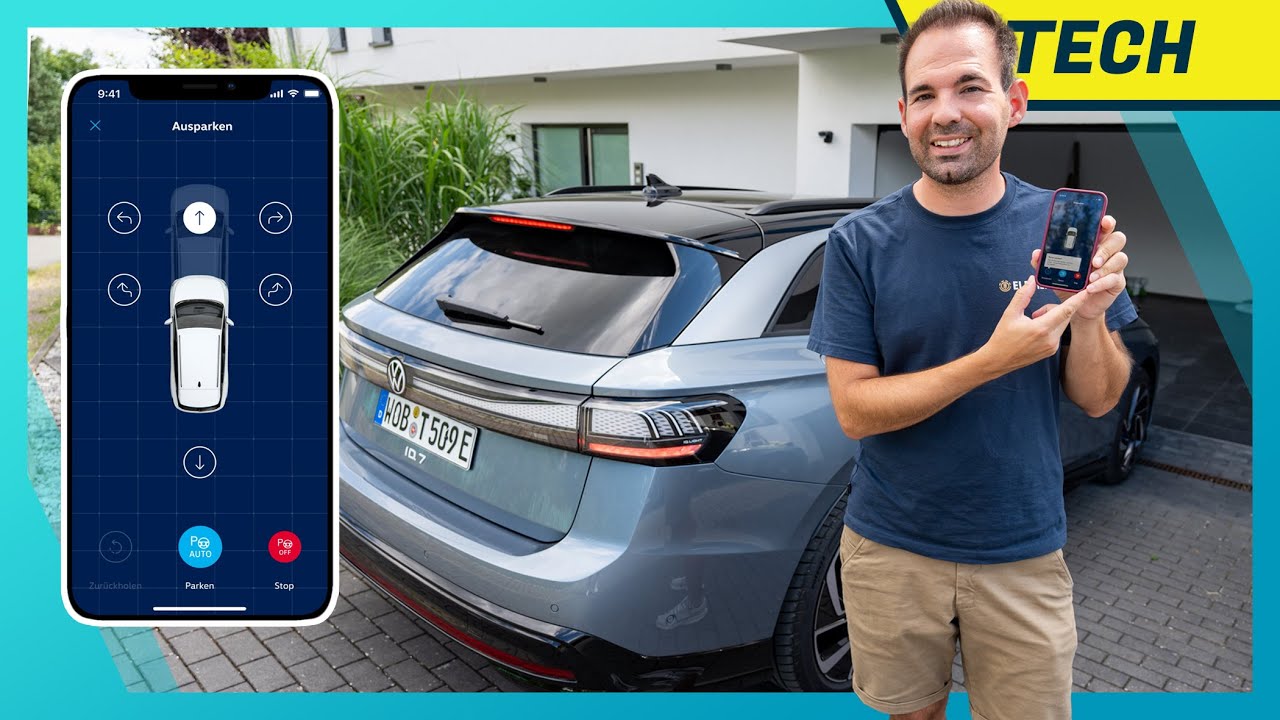 Remote Parking im VW ID.7 Tourer: Neue & bessere Park Assist Pro App | Details & Erklärung