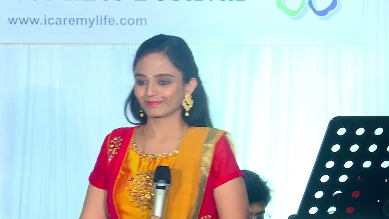 Katriniley Varum Geetham  Super Singer Madhumitha in DAF Season 1 Nandhavanam Care Home for Aged
