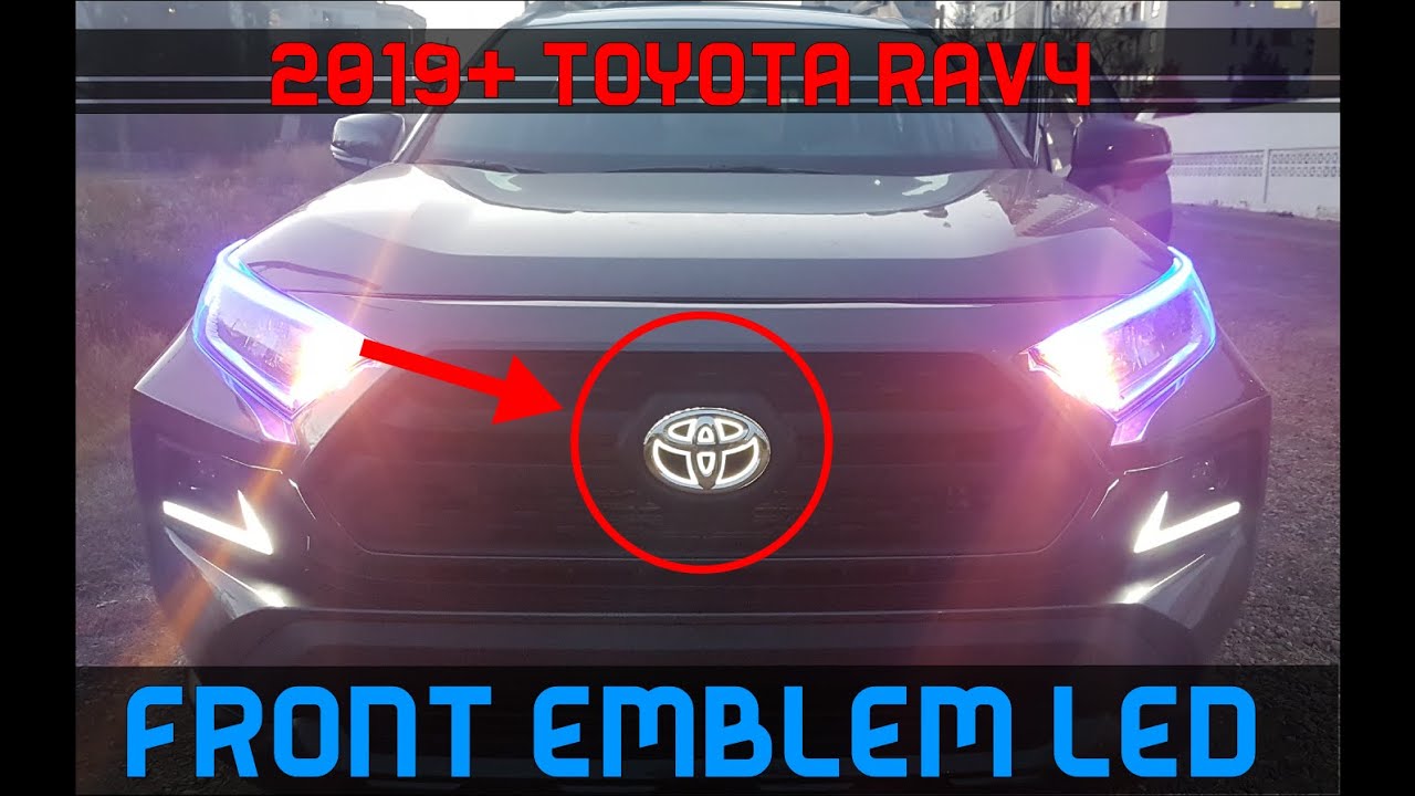 2019 To 2025 Toyota RAV4 - Installing Front Emblem/Logo With LED (How-To/DIY) - Part 2