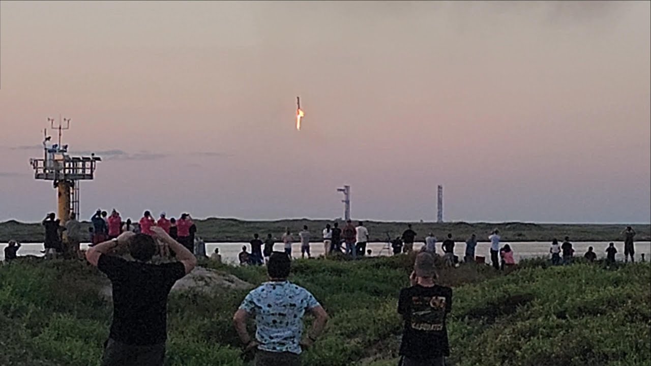SpaceX Catch a Starship POV South Padre Island @nanisadventure #spacex
