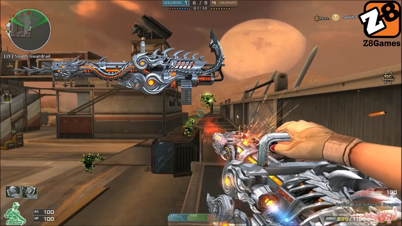 Crossfire NA 2.0: Gatling Gun VIP - Hero Mode X - Zombie V6