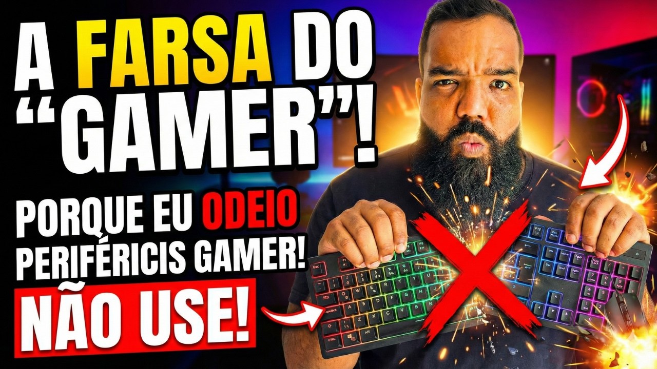 Por Que Eu ODEIO Periféricos Gamer! (Pare de Jogar Dinheiro Fora em 2026)