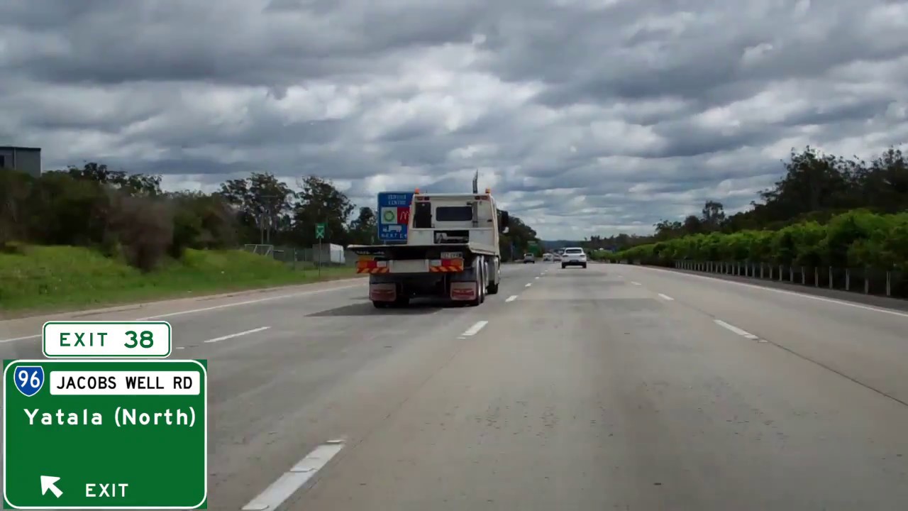 Pacific Motorway in Queensland, Australia - Gold Coast To Logan City