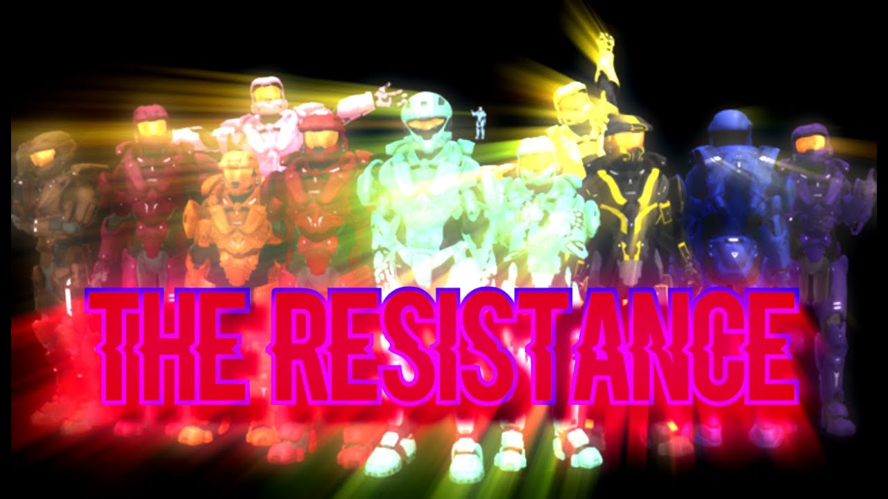 Red Vs Blue [AMV] The Resistance ( Skillet)