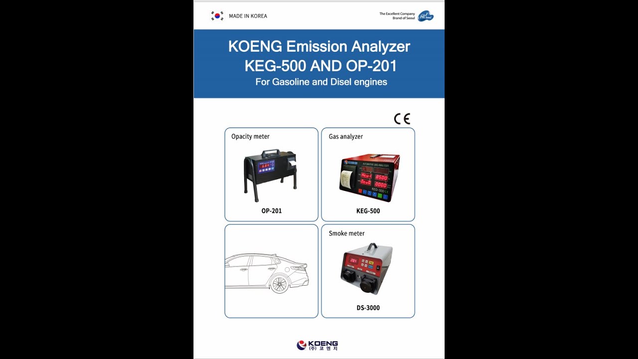 Diesel Smoke Tester / Opacity Smoke Meter OP-201 High quality  www.koeng.com