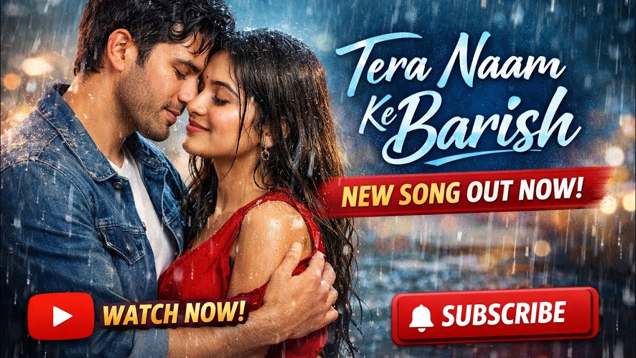 Tere Naam Ke Barish (Official Video) | New Hindi Romantic Song 2026 | Heart Touching Love Song#viral
