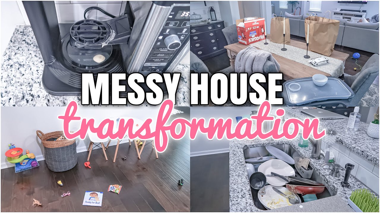 MESSY HOUSE TRANSFORMATION | COMPLETE DISASTER | MESSY HOUSE CLEAN WITH ME 2021 | ACTUAL MESS