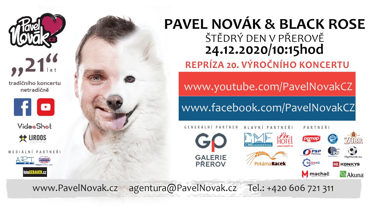 Pavel Novák & Black Rose - Štědrý den v Přerově, repríza 20. výročního koncertu