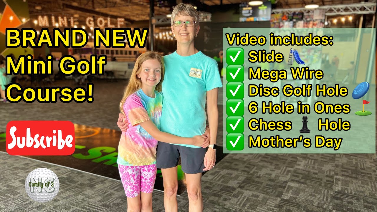 You have to see this BRAND NEW Mini Golf Course! You MUST play!⛳️ #minigolf #ParteeShack #Greensboro