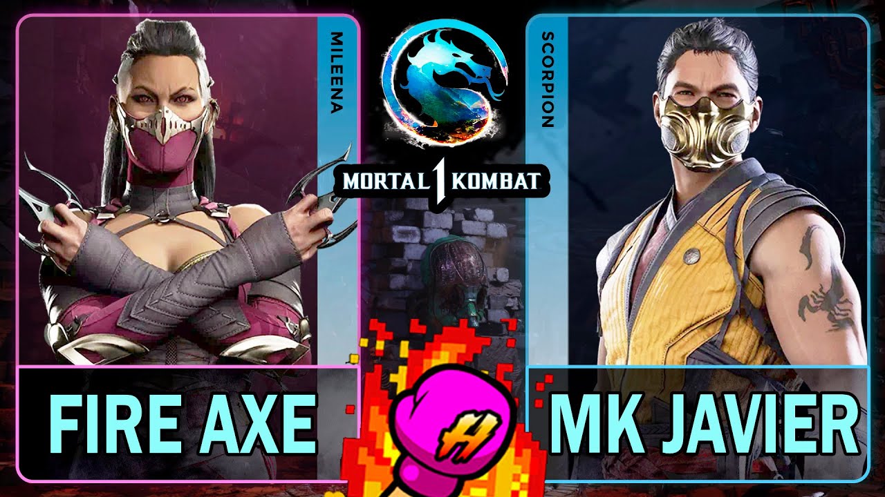 MK1 Fire Axe (Милина) против MK Javier (Скорпион)🥊Mortal Kombat 1🥊4K 60ᶠᵖˢ