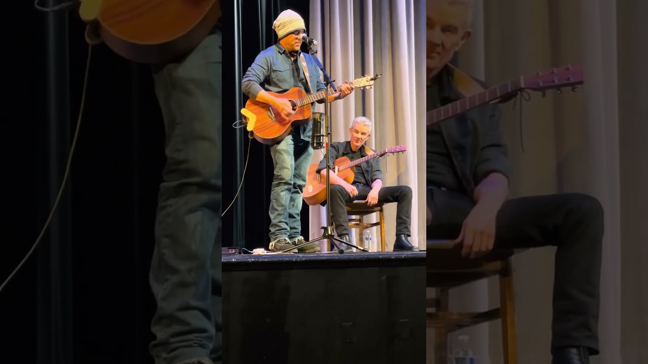 Acoustic concert with Christian Kane and James Marsters - Christian singing “LA song”