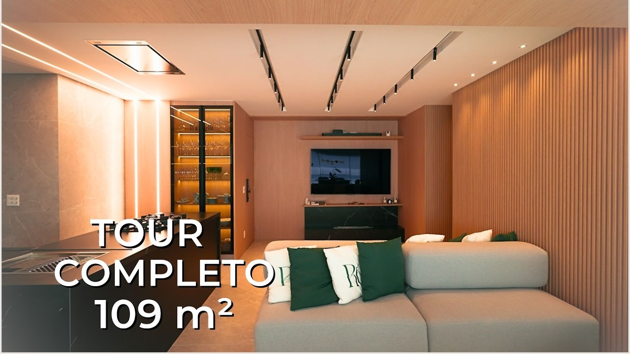 TOUR APARTAMENTO 109M² - ÁREA COMPLETA - HAL DESIGN MARCENARIA
