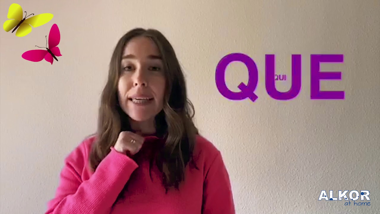 Gestos de apoyo a la articulación. Escuela Infantil. #AlkorAtHome