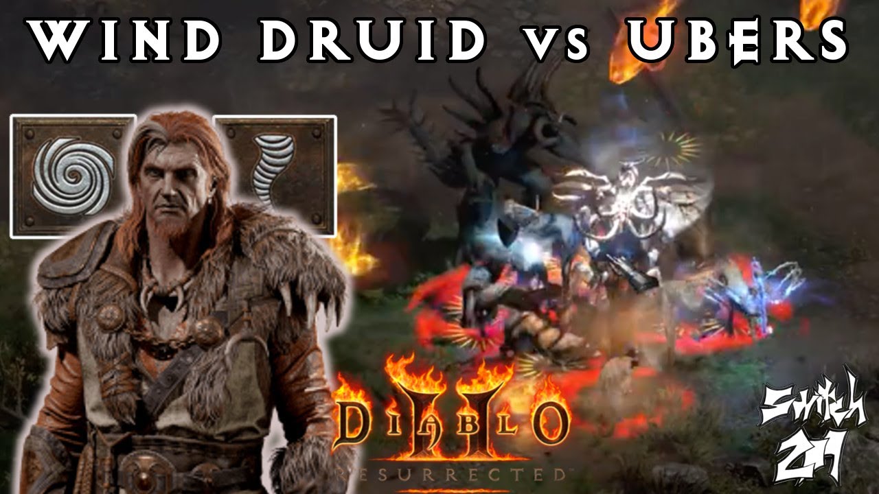 Wind Druid Vs. Ubers! Uber Tristram Can't Stop This Force Of Nature! - Diablo 2 Resurrected