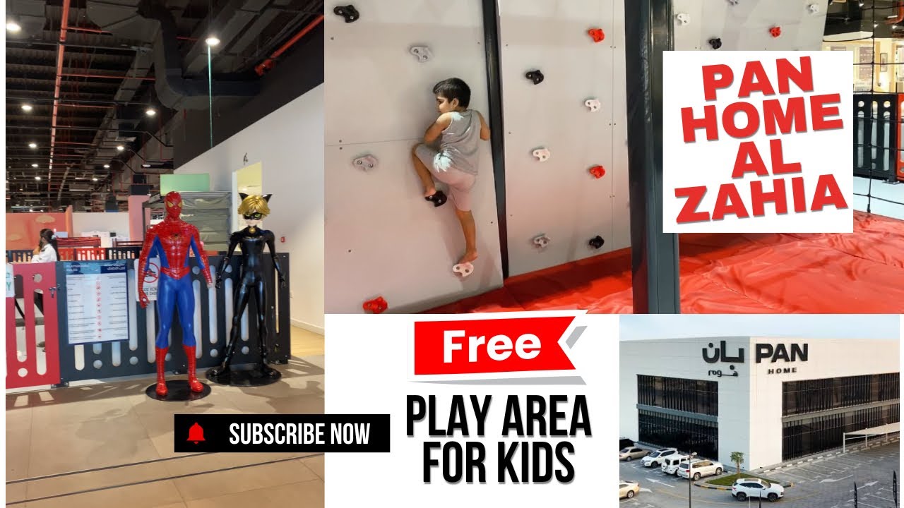 Discover the Free Play area for Kids at PAN Home Sharjah| stress free shopping| indoor kids activity