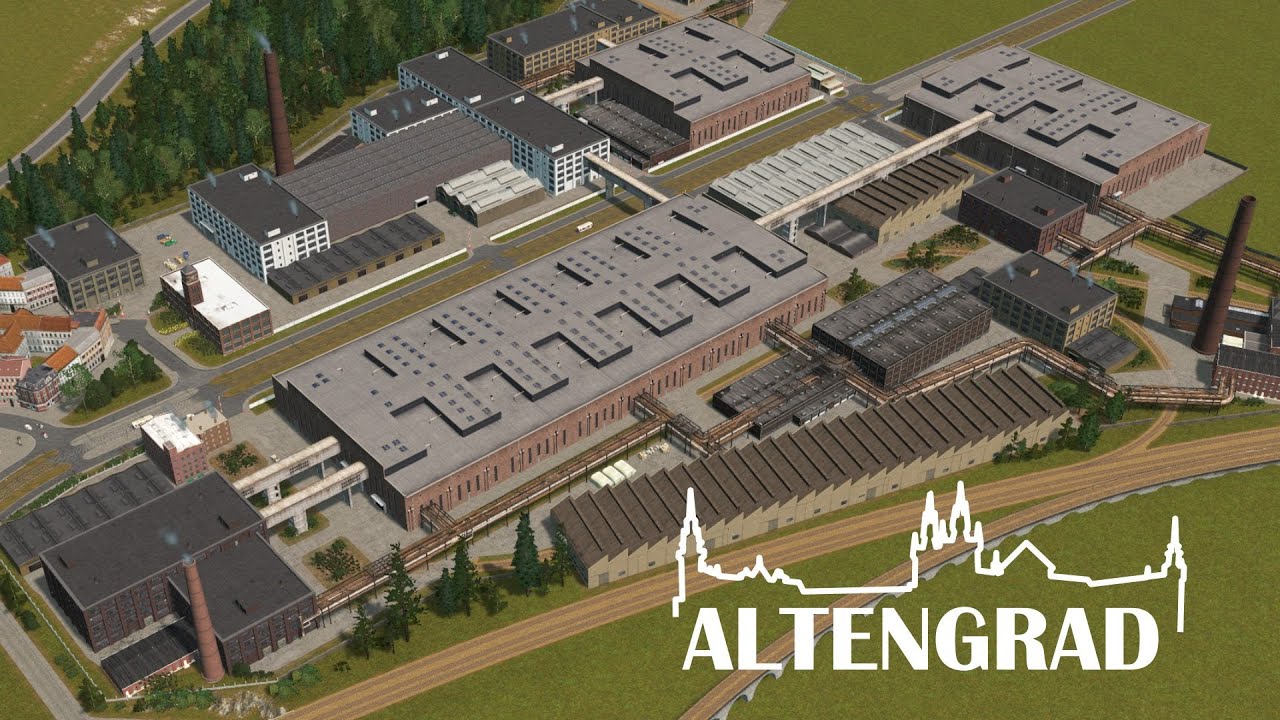 Huge Factory Zone - Cities: Skylines - Altengrad #32