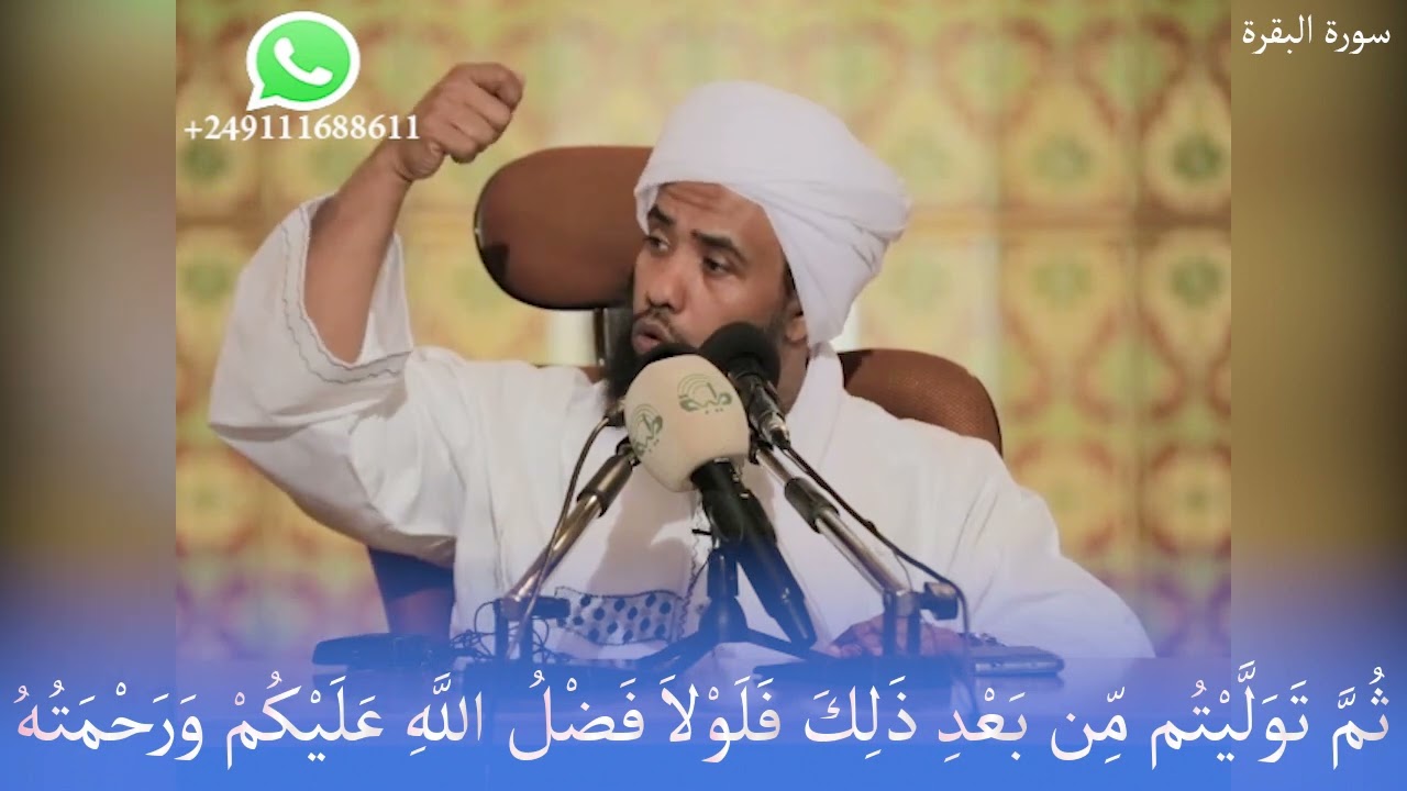 تفسير : ثُمَّ تَوَلَّيْتُم مِّن بَعْدِ ذَلِكَ فَلَوْلاَ فَضْلُ اللَّهِ عَلَيْكُمْ وَرَحْمَتُهُ