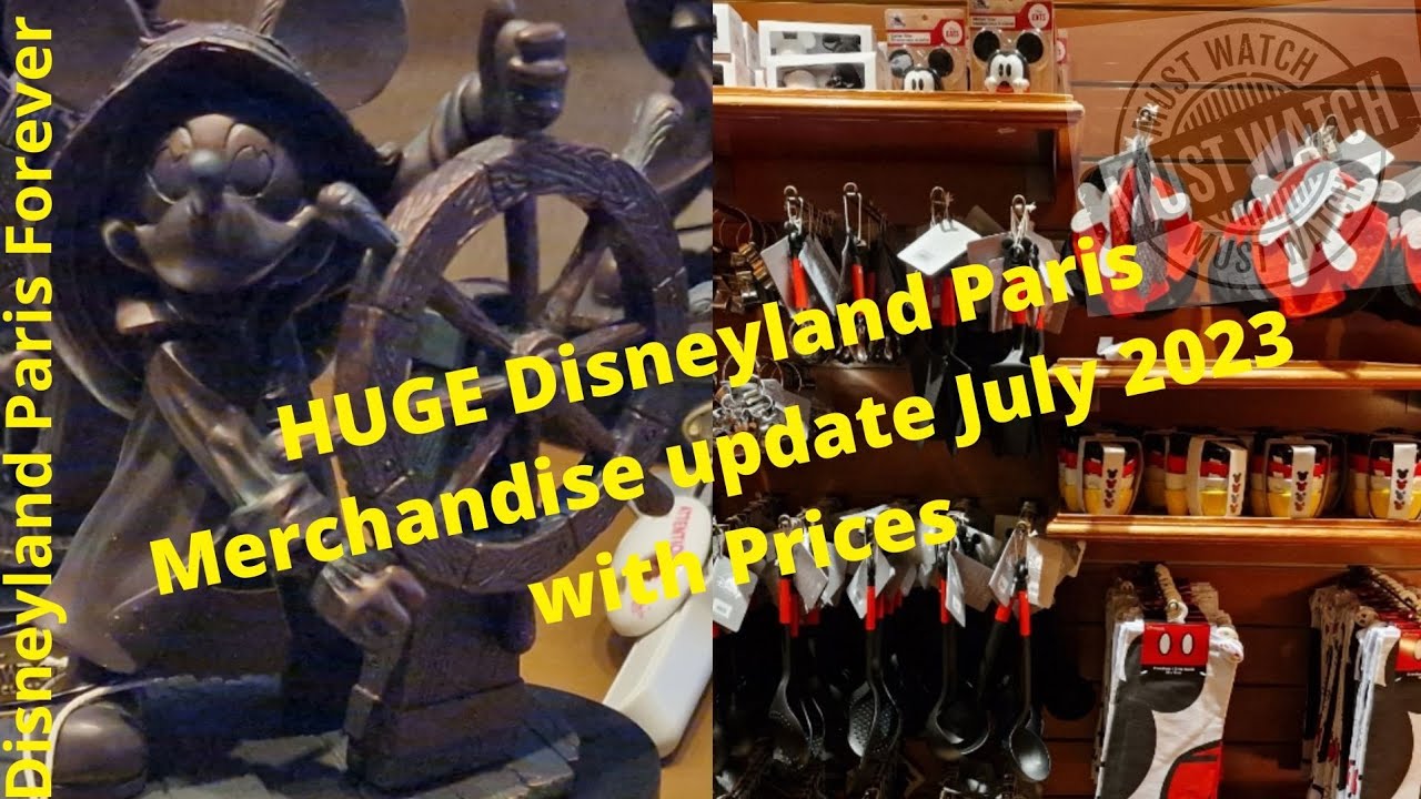 🛍️ HUGE Disneyland Paris Merchandise update July 2023 with prices