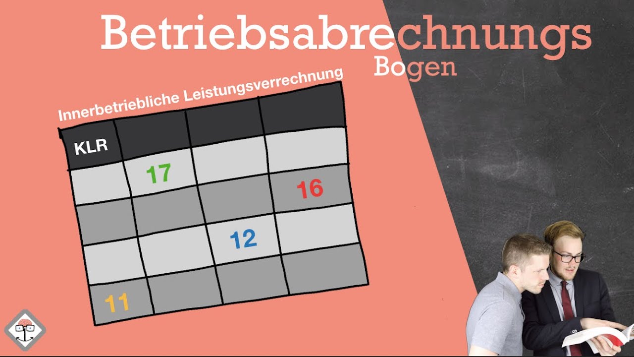 BAB Betriebsabrechnungsbogen einfach erklärt mit Übung und Beispiel