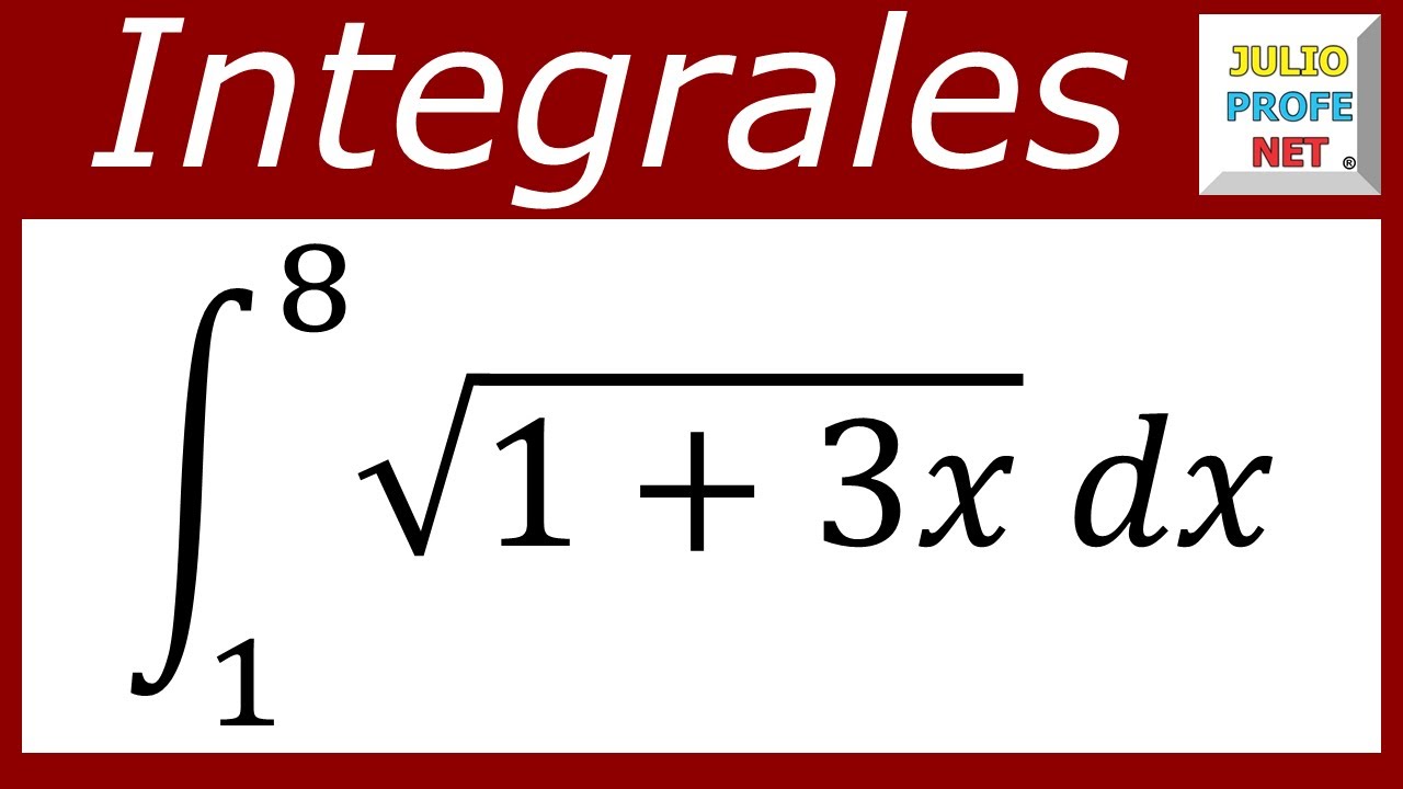 Integrales definidas | Ejercicio 16 #julioprofe