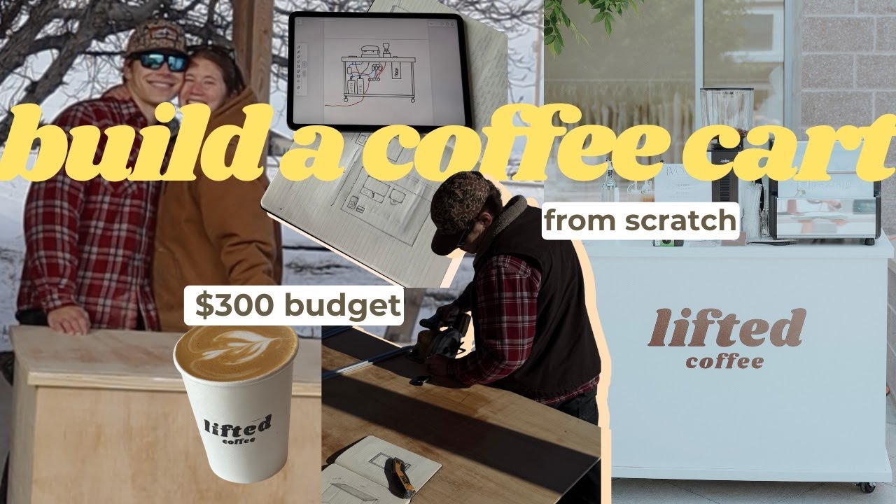 How to Build a Coffee Cart (Start to Finish) | DIY Mobile Coffee Cart Business
