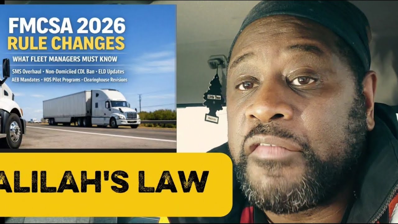 How to Prepare for the New 2026 FMCSA Rules and Delilah Law Mandates