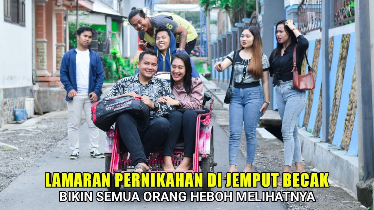 PULANG MERANTAU NAEK BECAK DEMI LAMARAN PERNIKAHAN ENDINGNYA BIKIN SEMUA HEBOH & SYOK MELIHATNYA