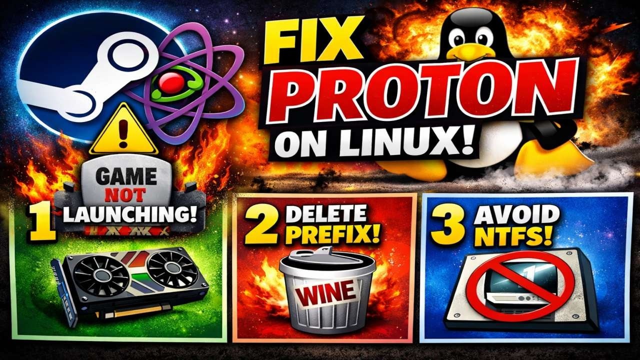 «Лучшие решения для игр Windows, которые не запускаются с Proton на Linux!»