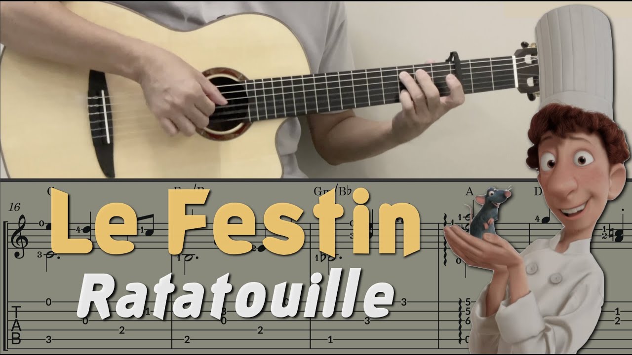 Le Festin / Ratatouille (Guitar) [Notation + TAB]