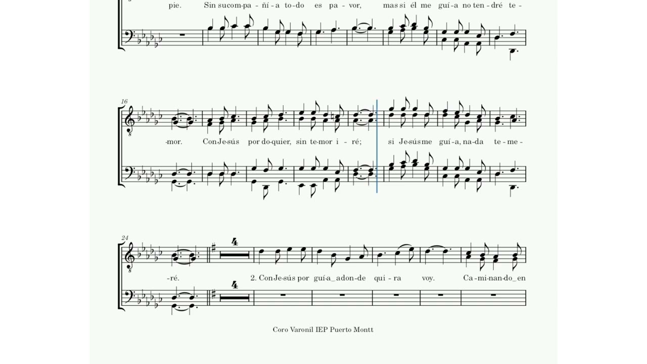 12. A Cualquiera Parte - Tenor 1