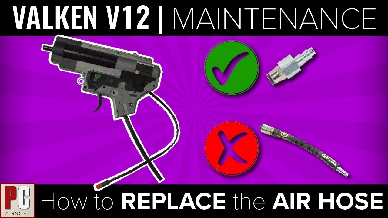 Valken V12 | How to REPLACE & RENEW the AIR HOSE