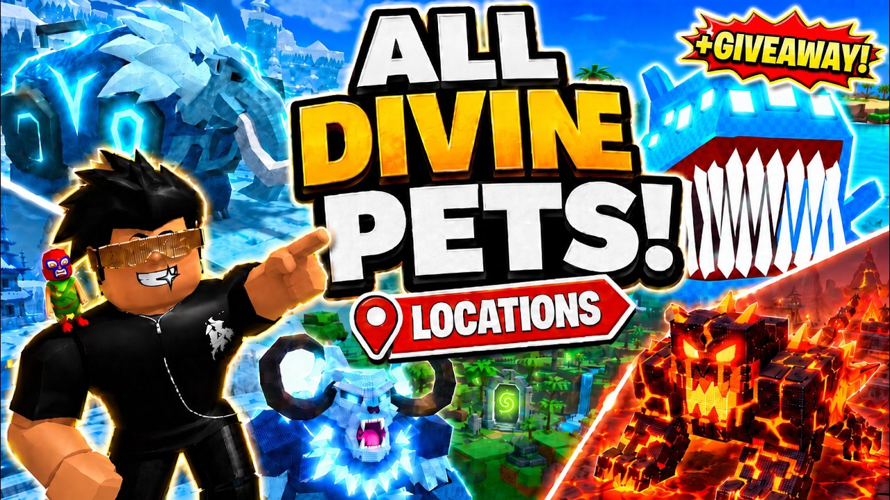 ALL DIVINE PET LOCATIONS in Catch and Tame Roblox! Complete Guide