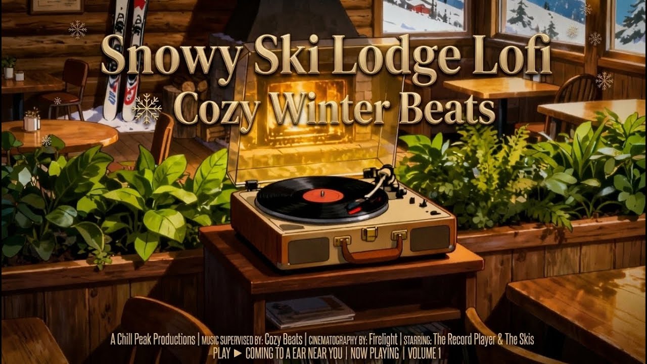 🔥 Cozy Fireplace Lofi
Snowy Mountain Lodge Ambience for Study / Work