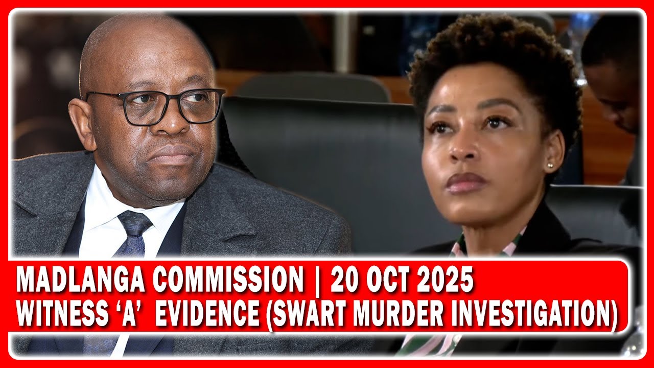 Witness A  Evidence To Madlanga Commission Starts With Swart Murder Investigation