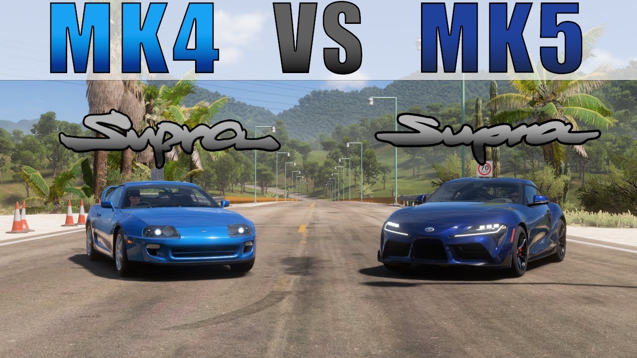 Forza Horizon 5: Toyota Supra MK4 vs Toyota Supra MK5