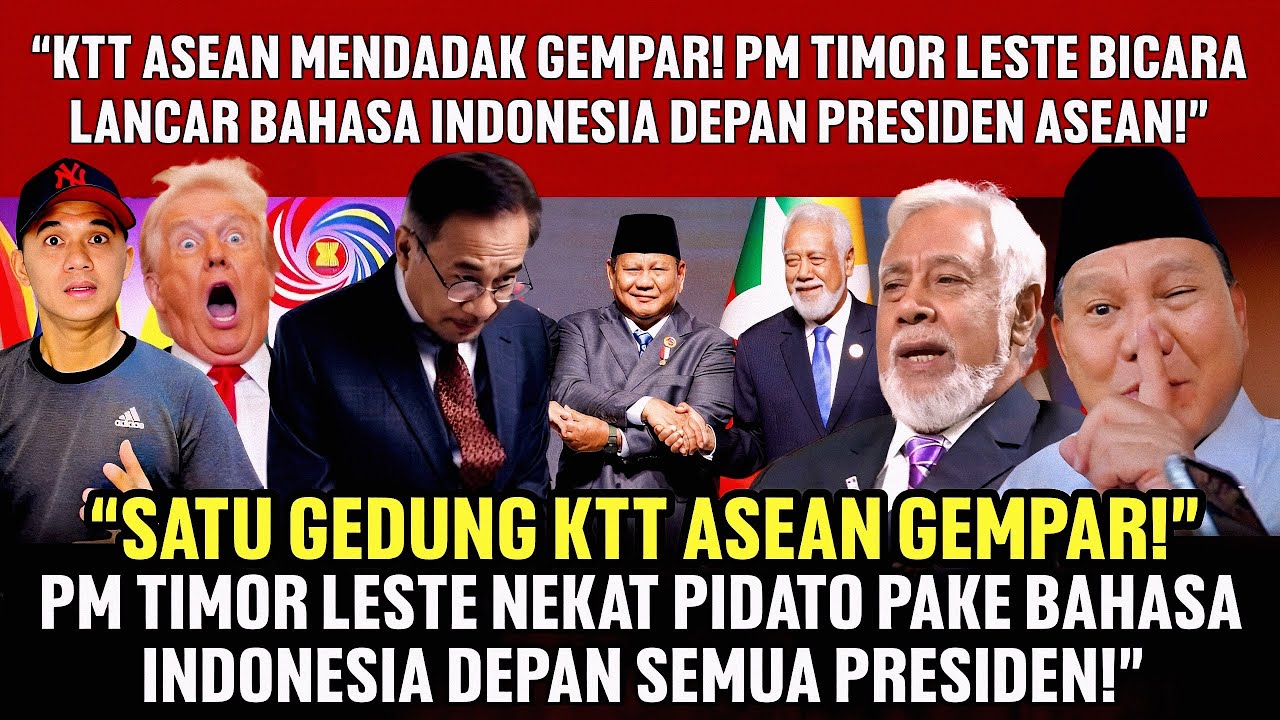 “PM TIMOR LESTE KEJUTKAN ASEAN PAKAI BAHASA INDONESIA!” #bahasaindonesia 