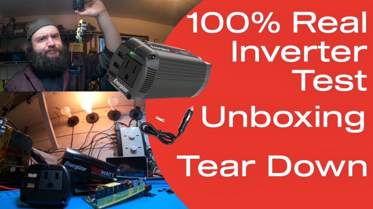 Disassembly and Testing A Cheap 12v Inverter (Energizer 150w inverter)