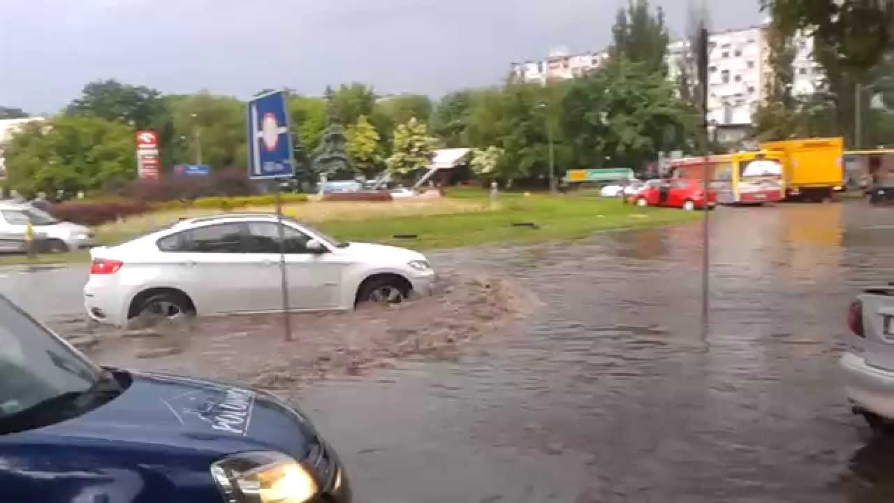 Powódź Kielce Oberwanie chmury 03-06-2013