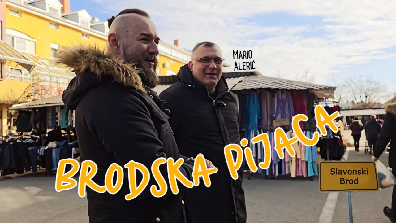 Pijaca u Slavonskom Brodu - smijeh, meso, povrće, voće...