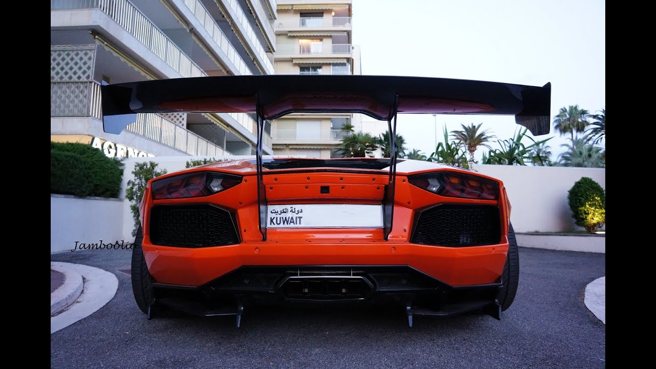 LIBERTY WALK Widebody Lamborghini Aventador - Epic Sounding Beast!