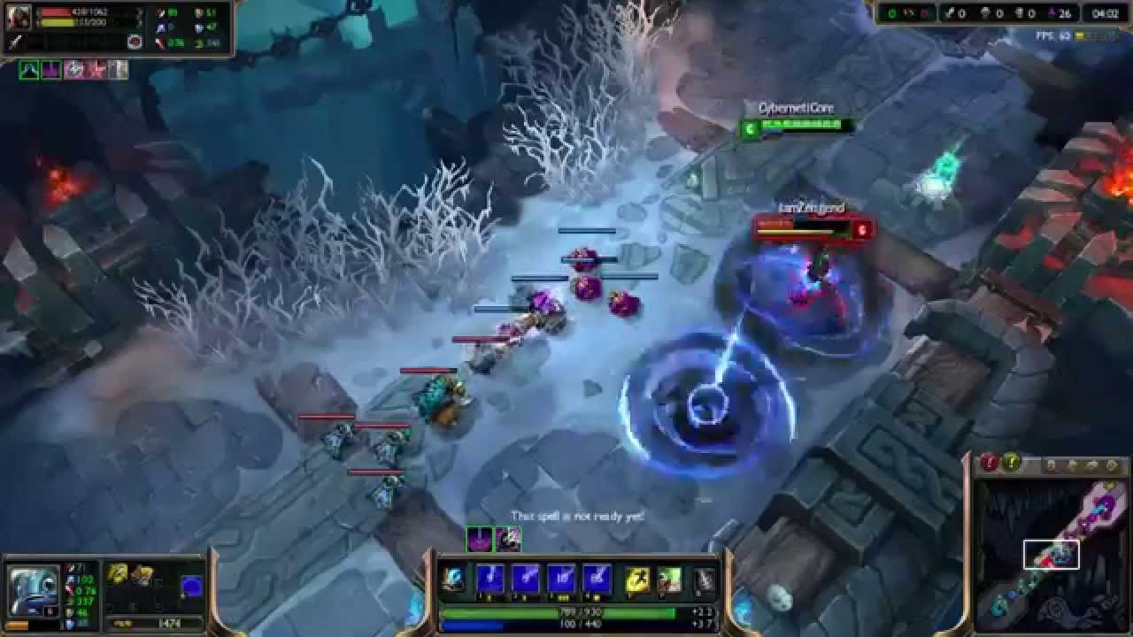 Fizz's ult hits Zed while hes untargetable.