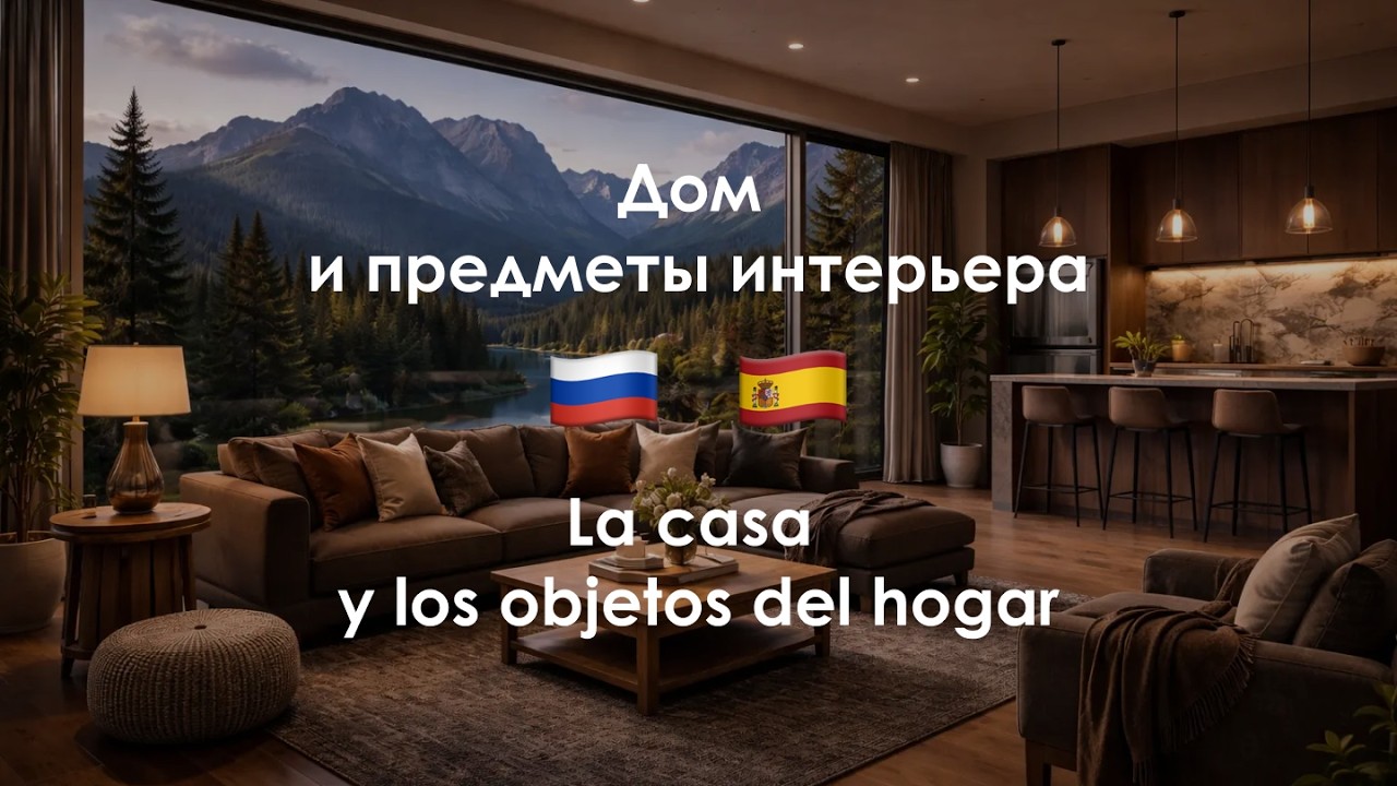 Aprende vocabulario de la casa en ruso 🛋️ | Habitaciones y muebles